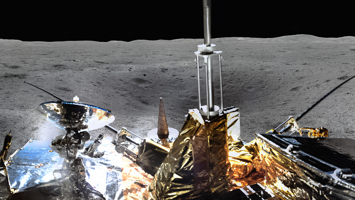 последние фото с луны китайского лунохода 2023