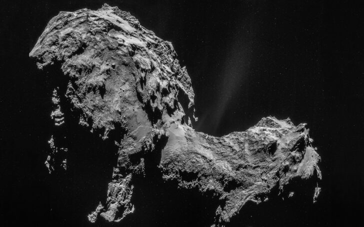 Комета Комета Чурюмова — Герасименко. Фото ESA