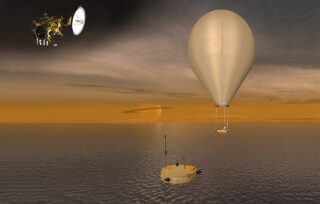 Жидкость на Титане. Иллюстрация NASA/JPL/ESA/TSSM
