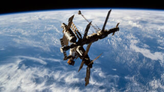 Космическая станция «Мир». Фото NASA
