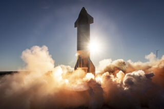 Прототип космического корабля Starship. Фото SpaceX