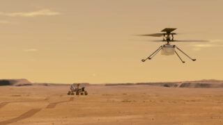 Ровер Perseverance и вертолет Ingenuity. Иллюстрация NASA/JPL-Caltech