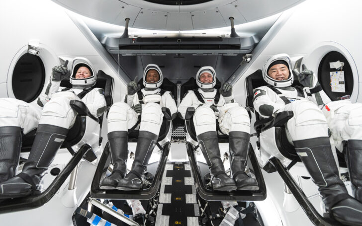Экипаж миссии Crew-1. Фото SpaceX