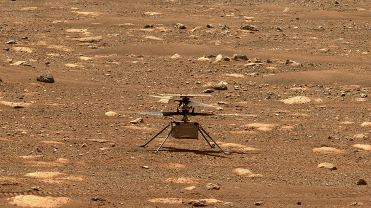 Вертолет НАСА Ingenuity готовится совершить шестой полет на Марсе и сесть в новом месте