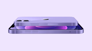 Фиолетовые iPhone 12 и iPhone 12 mini. Фото Apple