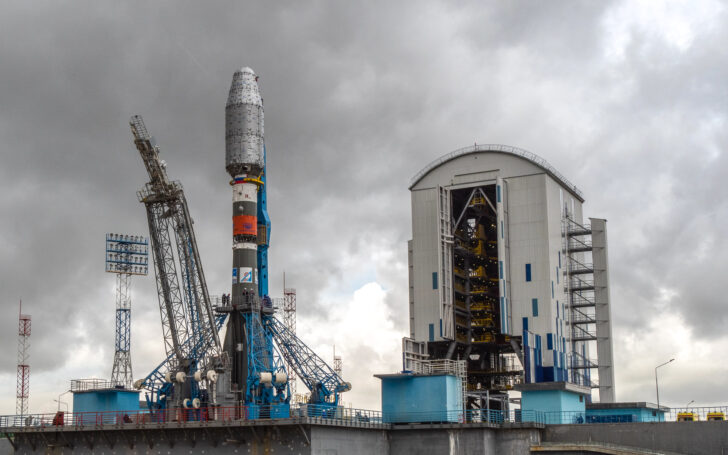 Ракета-носитель «Союз-2.1б» с космическими аппаратами OneWeb. Фото «Роскосмоса»
