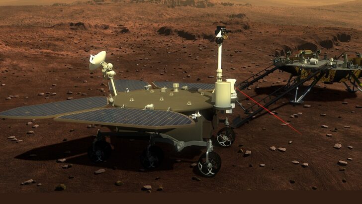 Марсоход CNSA Zhurong начнет движение по Марсу в выходные