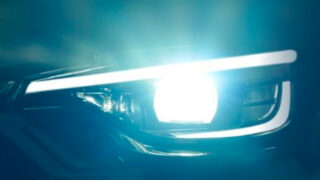 Фары нового кроссовера Subaru. Фото стоп-кадр видео-тизера Subaru