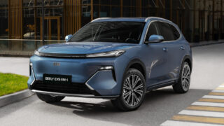Geely EX5 EM-i. Фото Geely